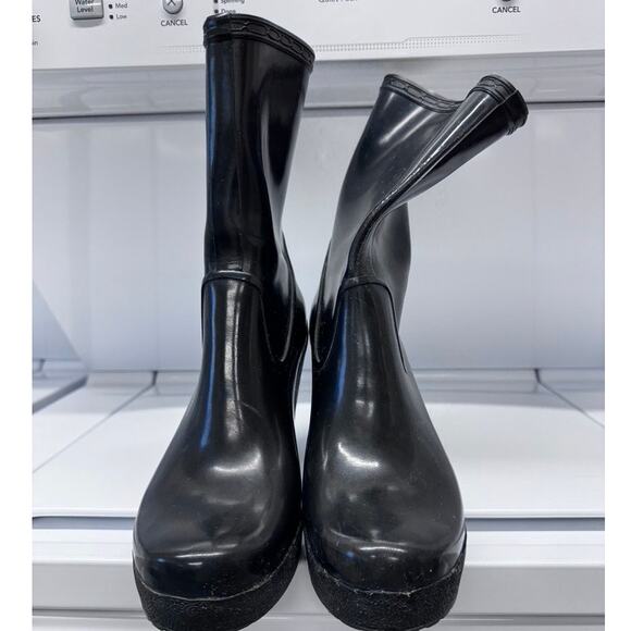 "HUNTER" RARE, VINTAGE, Boot, Sexy Farmgirl, Cowgirl, Rodeo, Rubber,Waterproof,8 - Picture 2 of 9